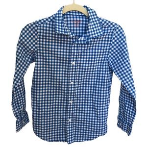 Boy’s Cat and Jack plaid dress shirt size 8/10 Medium. NWOT.